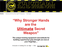 Tablet Screenshot of functionalhandstrength.com